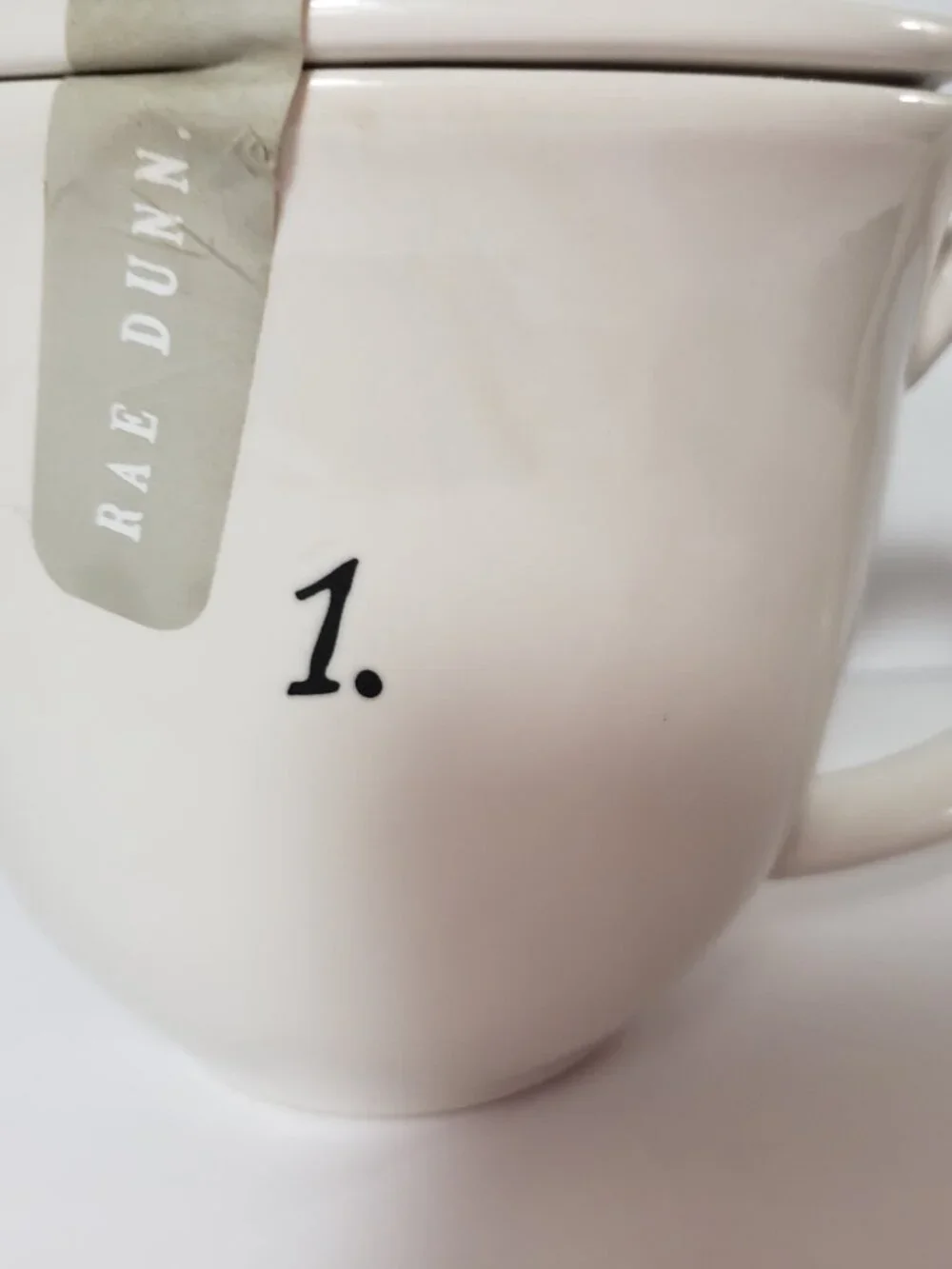 Rae Dunn Juicer Number 1 One Ceramic Ivory New